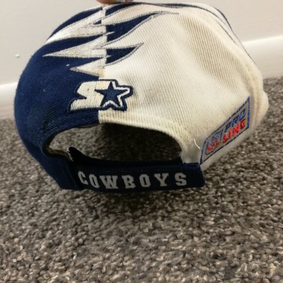 Vintage Starter The Right Hat Dallas Cowboys NFL Pro Line Shockwave Hat Cap - Picture 5 of 9